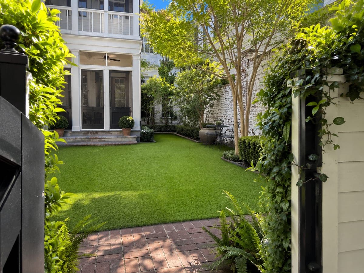 Backyard Turf Installation in I'On, Mount Pleasant, SC